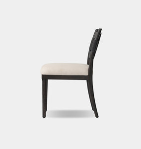 Tova Dining Chair Distressed Black