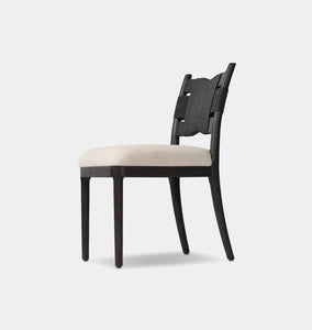 Tova Dining Chair Distressed Black