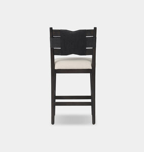 Tova Counter Stool Distressed Black