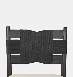 Tova Counter Stool Distressed Black