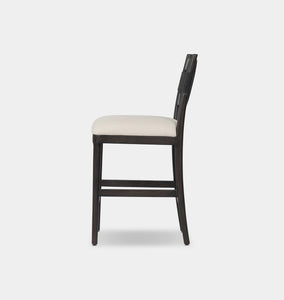 Tova Counter Stool Distressed Black