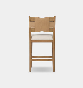 Tova Counter Stool Light Buff Oak