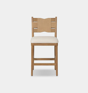 Tova Counter Stool Light Buff Oak