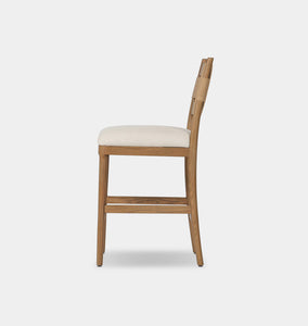 Tova Counter Stool Light Buff Oak