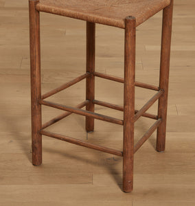 Ladder Back Rush Counter Stool Floor Model