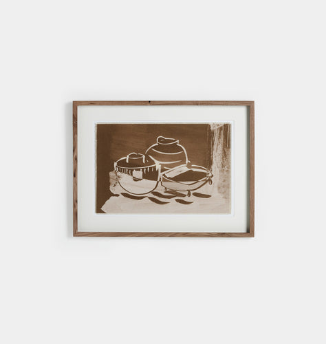 Vaisselle by Dan Hobday Framed Print