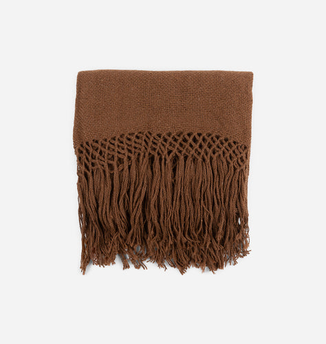 Mendoza Throw Blanket Brown