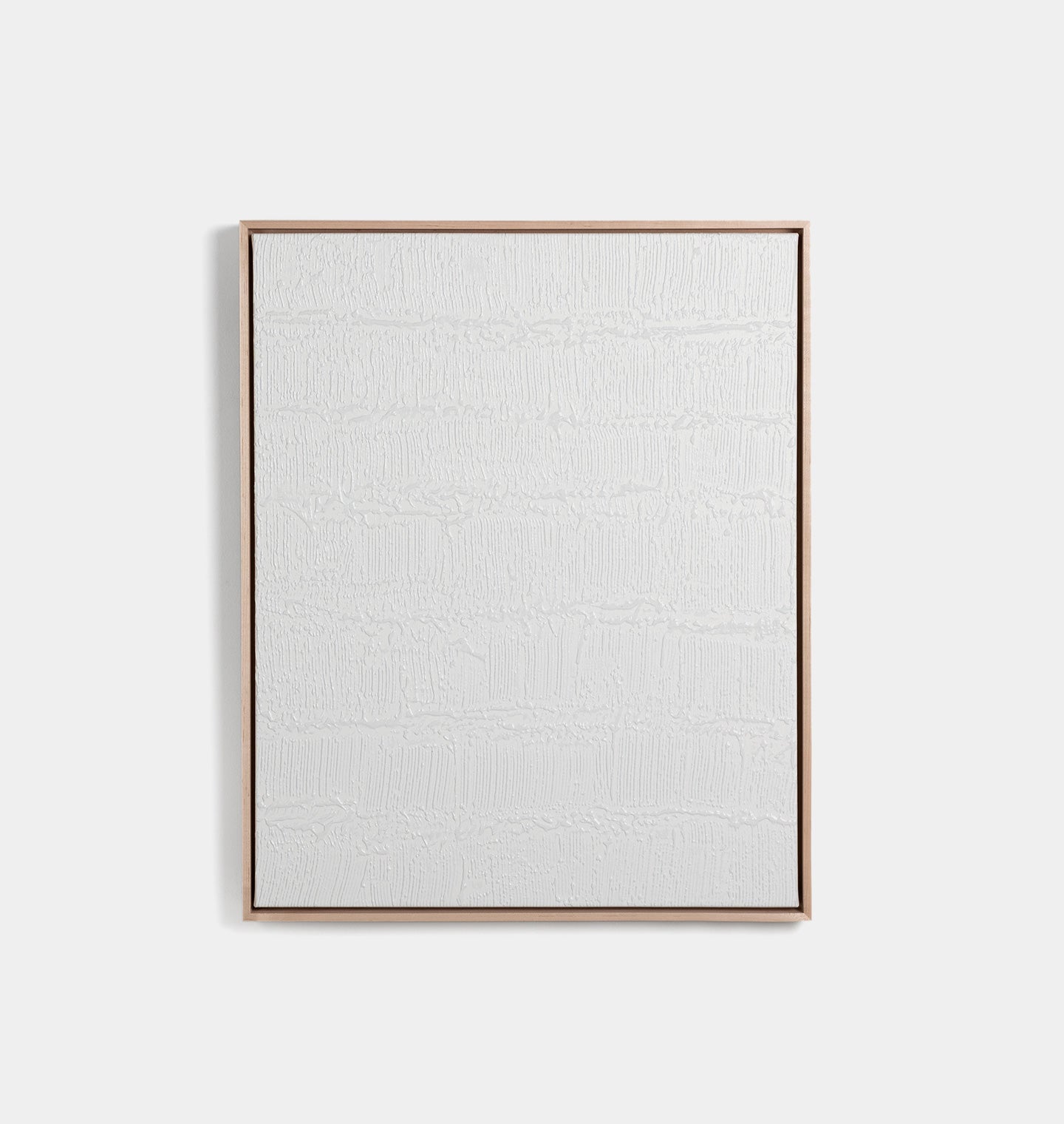 Waves I Framed Print White
