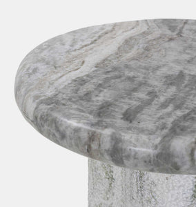 Waylie Small River Grey Marble End Table