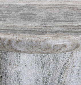 Waylie Small River Grey Marble End Table