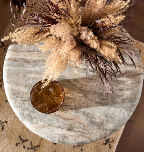 Waylie Small River Grey Marble End Table