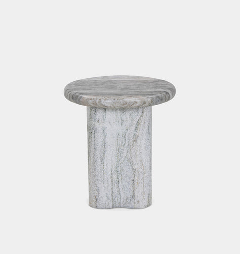 Waylie Small River Grey Marble End Table