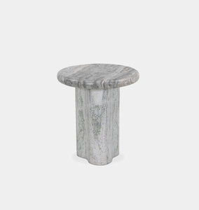Waylie Small River Grey Marble End Table