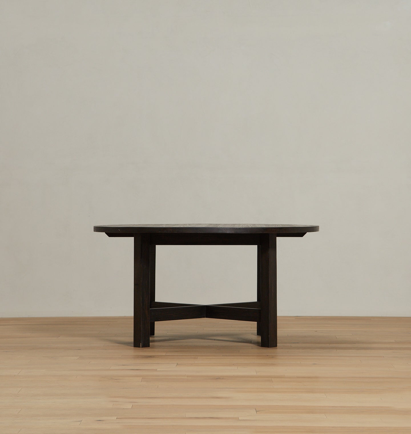 X Base Round Dining Table Floor Model