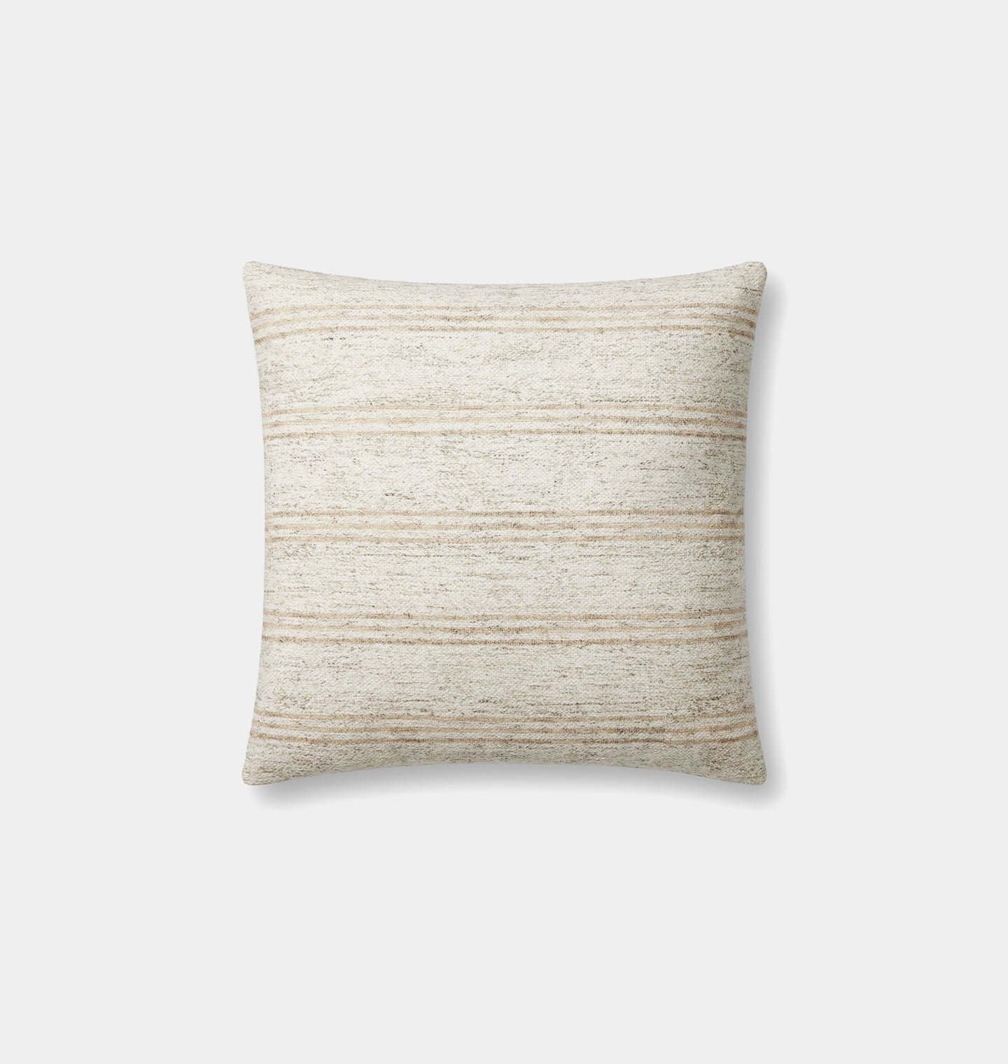 Zephyr Pillow 18'' x 18'' Ivory / Natural