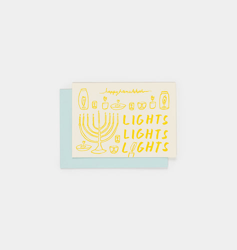 Hanukkah Lights Card