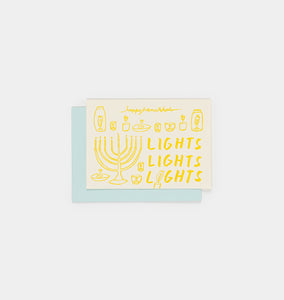 Hanukkah Lights Card