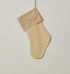 Vintage Stocking Left Facing O.XXV.V