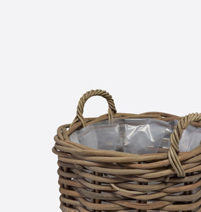 Handwoven Rattan Planter