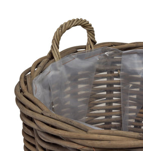 Handwoven Rattan Planter