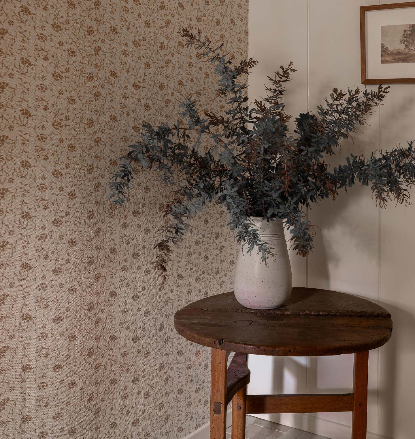 Margueritte Grasscloth Wallpaper - Thumbnail 3