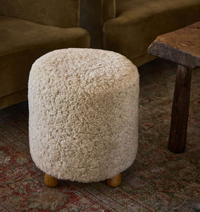 Tocho Shearling Footed Stool