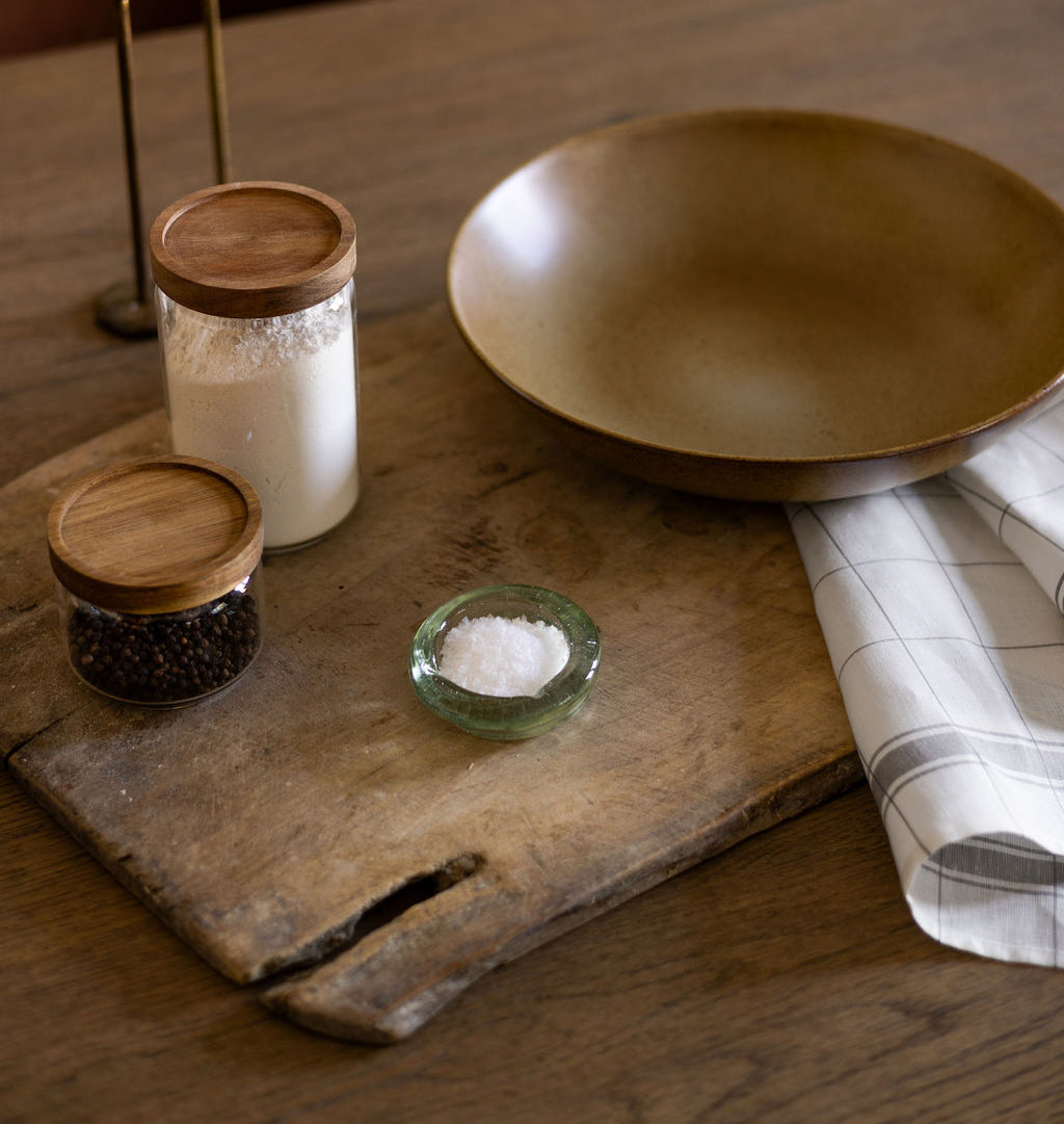 La Riccia Recycled Glass Salt Dish - Thumbnail 5