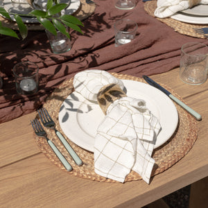 A set table featuring the Atlanta Placemat