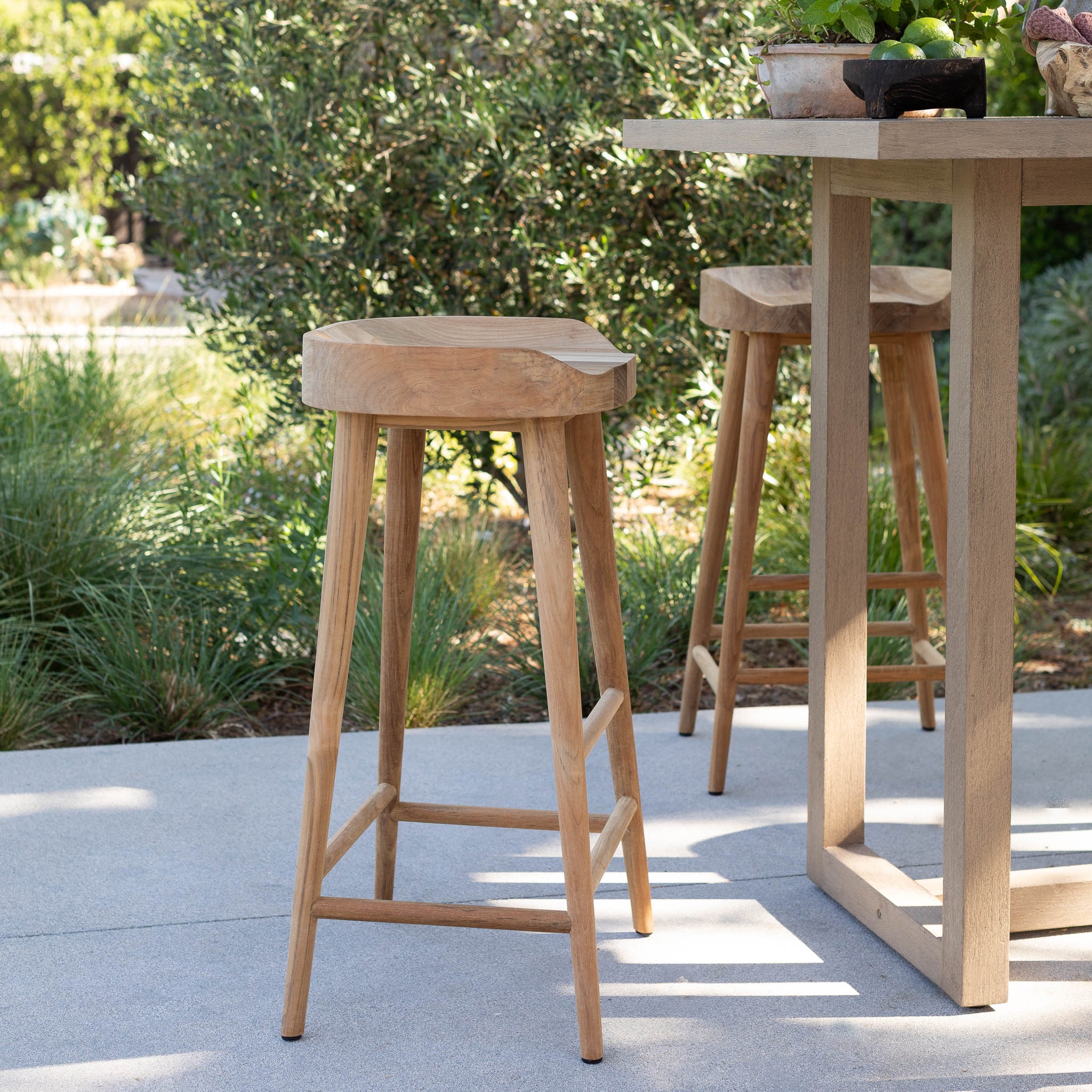 Noosa Backless Outdoor Bar Stool