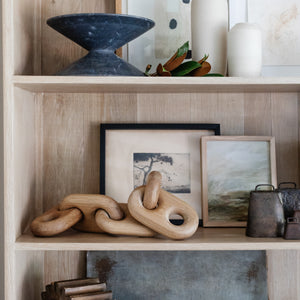Oversized Wood Link Chain - Shoppe Amber Interiors