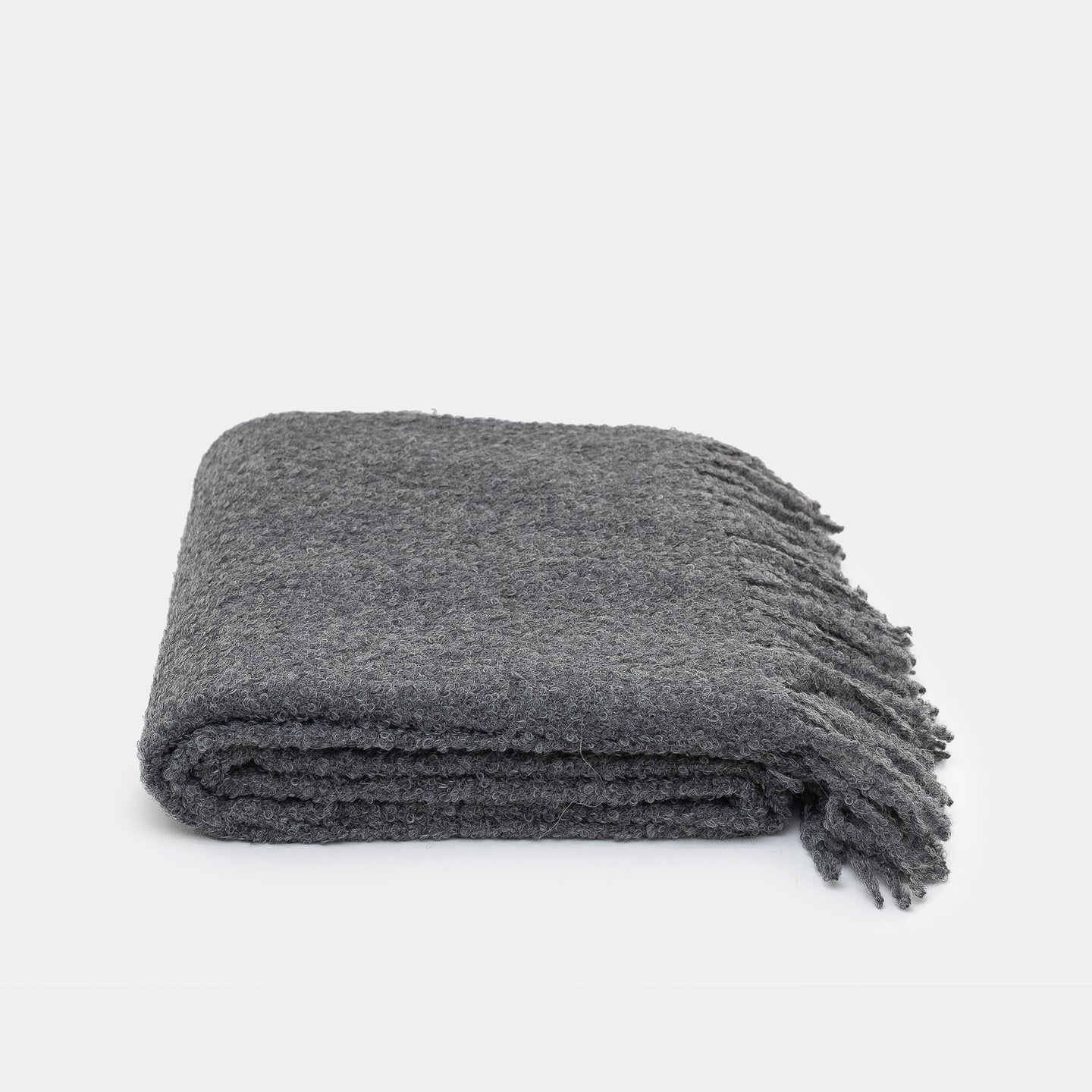 Alpaca Throw - Charcoal - Blankets – Shoppe Amber Interiors