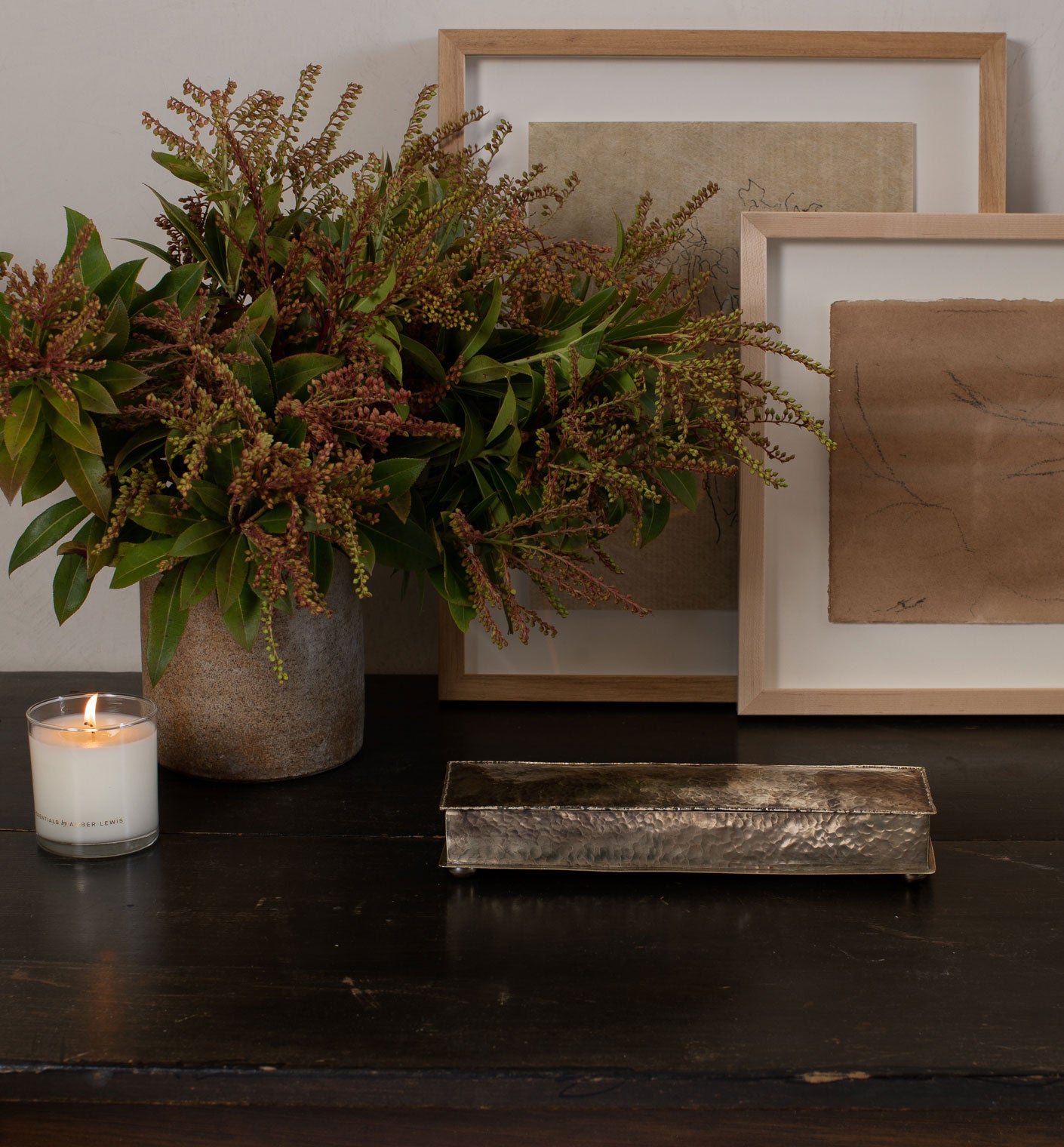 Hammered Silver Box - Thumbnail 4