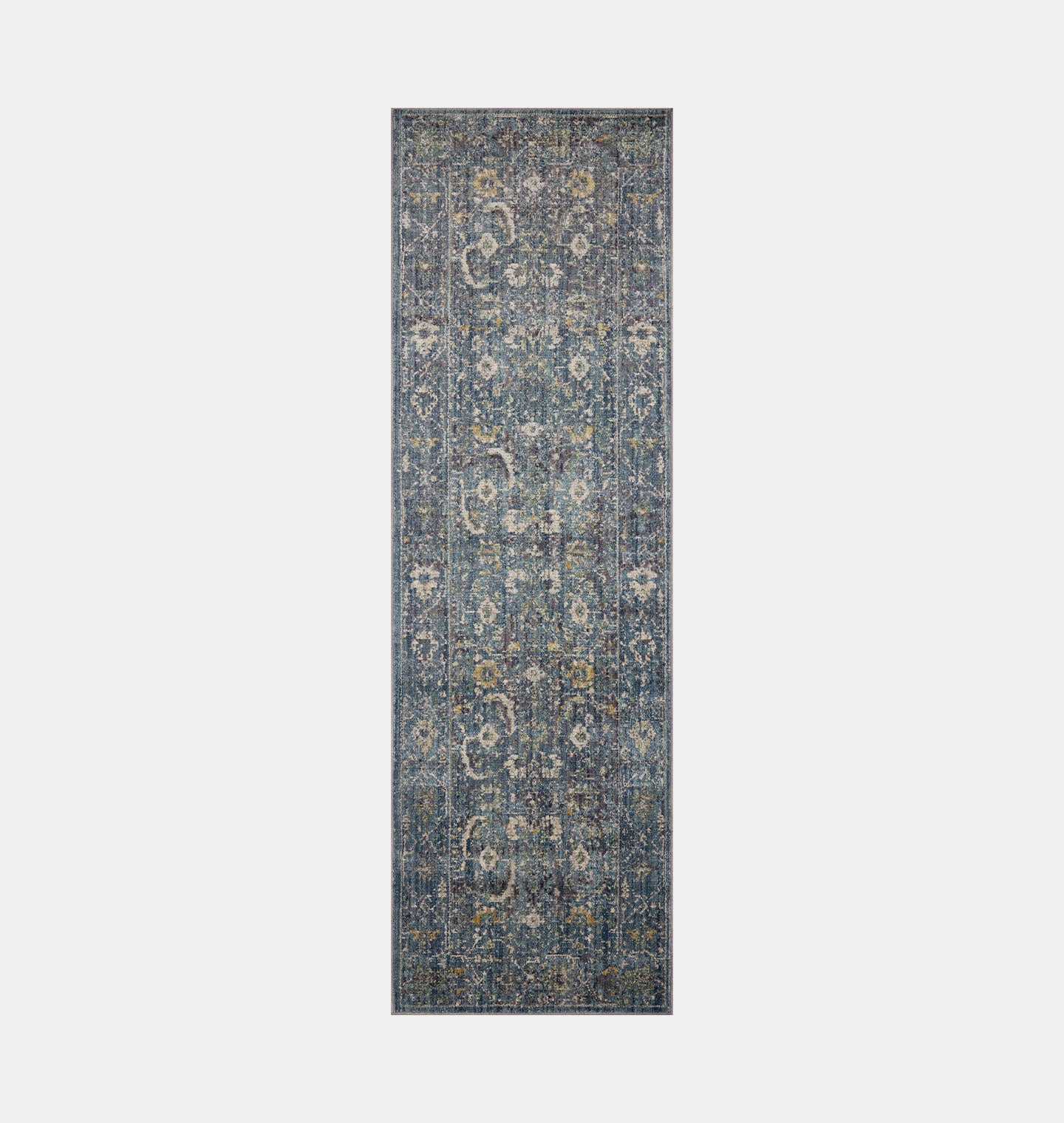 Bradbury BRU-03 Ocean / Gold Area Rug