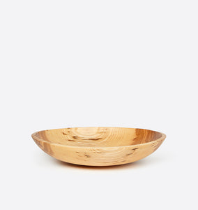 Hand Carved Shallow Bowl