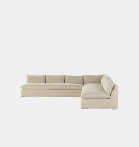 Dina Sectional Sofa 134" Natural
