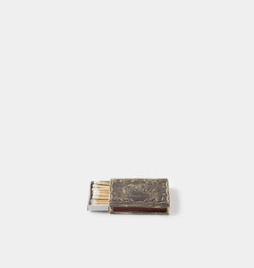 Silver Stamped Matchbox