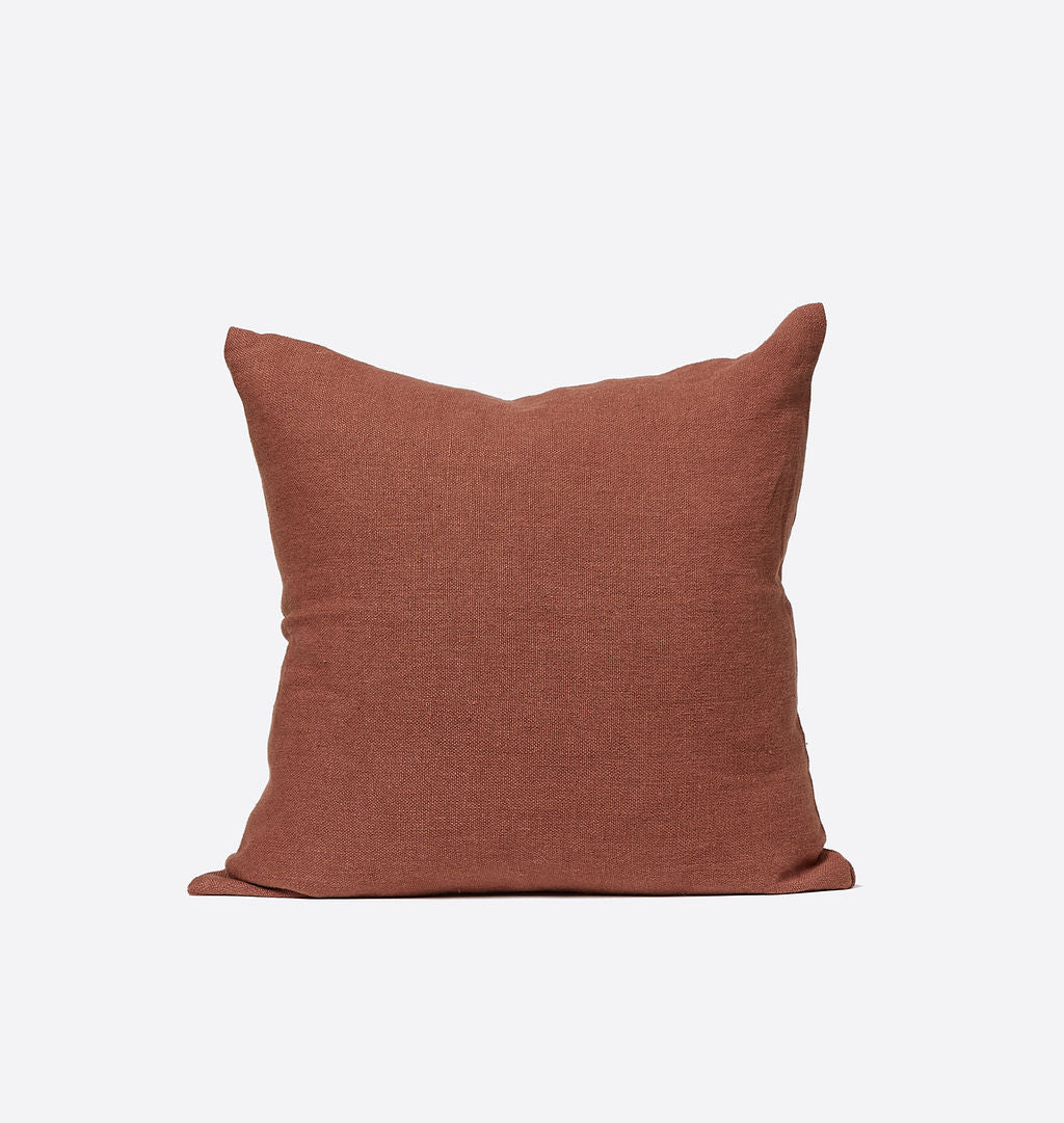 Anika Solid Pillow - Saffron