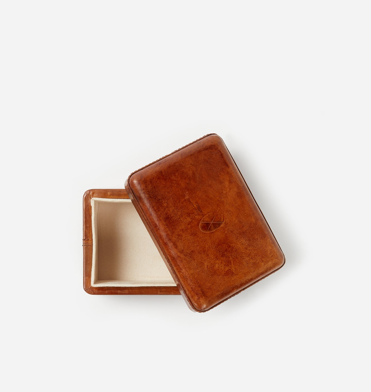 Shoppe Amber Interiors Leather Wrapped Box - Thumbnail 2