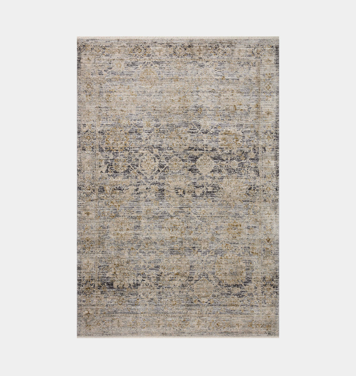 Katherine KES-02 Charcoal / Gold Area Rug | Shoppe Amber Interiors