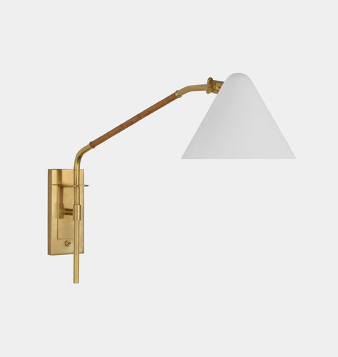 Laken Medium Articulating Wall Light Antique Brass
