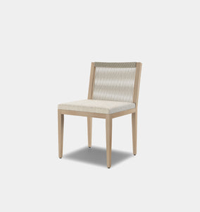 Maia Outdoor Dining Chair Cream Boucle