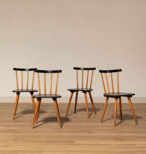 Vintage Dining Chairs S/4 c.1950