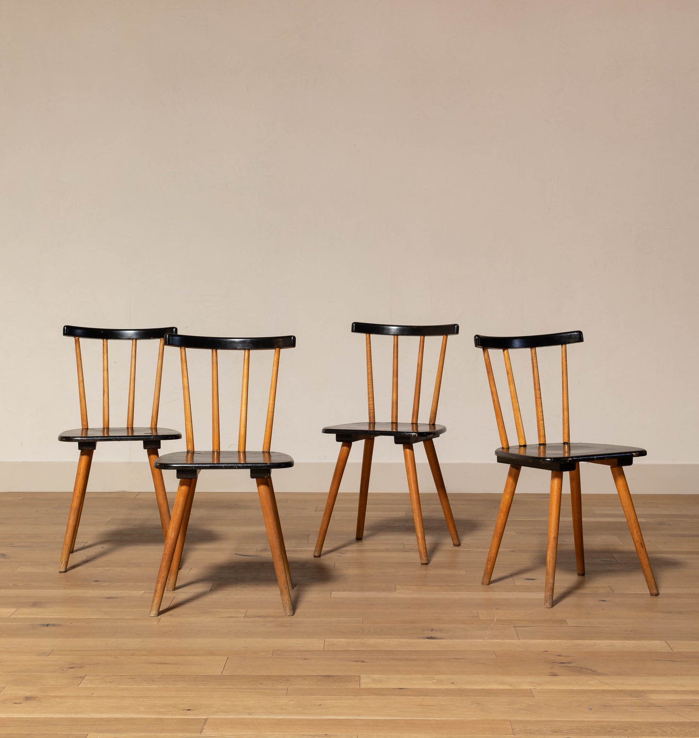 Vintage Dining Chairs S/4 c.1950