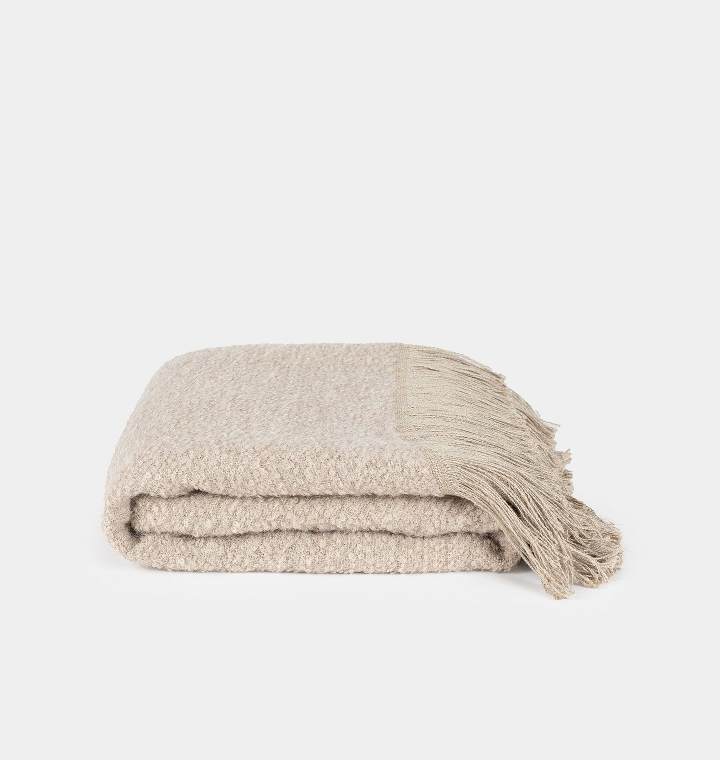 Oatmeal Winters Throw Blanket