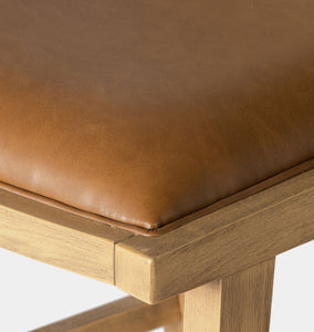 Rivers Cane and Leather Stool