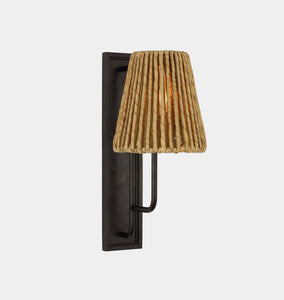 Rui Sconce Aged Iron Natural Abaca