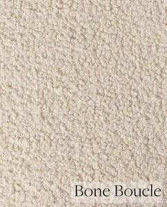 Bone Boucle Fabric Swatch