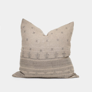 Ripple White + Vedas Black Pillow - Pillows - Designer – Shoppe Amber Interiors
