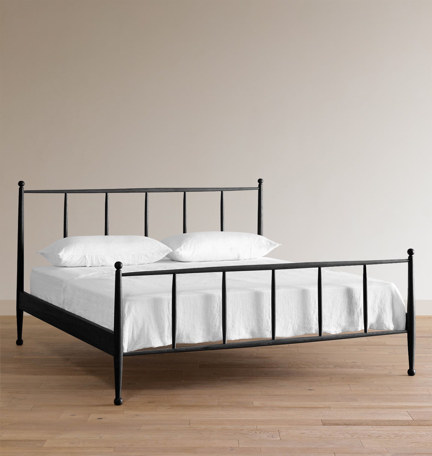 Alfie Bed - Ebonized Oak