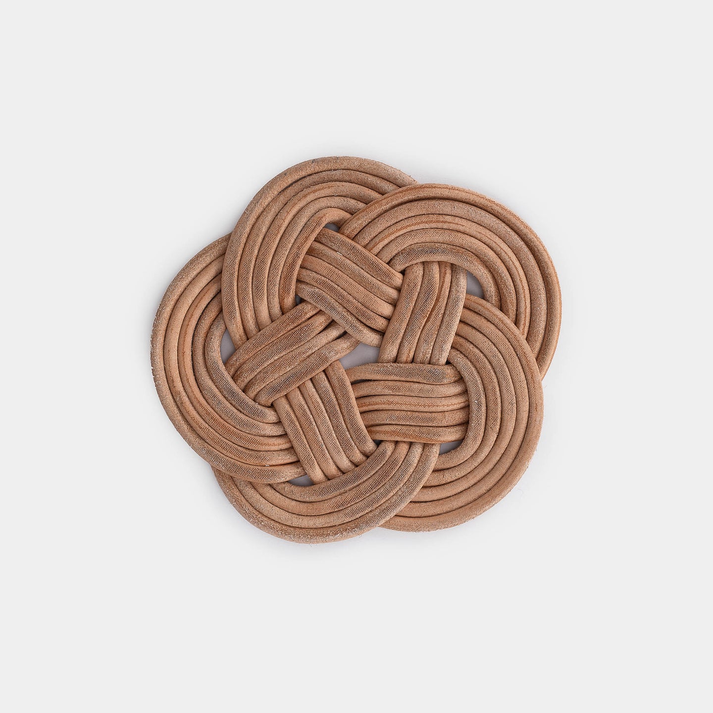 Knotted Leather Trivet